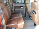 2007 Ford F150 King Ranch SuperCrew 4x4 Castano Brown Leather Interior