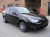 2010 Ebony Black Ford Focus SES Coupe #40478856