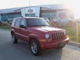 2005 Inferno Red Crystal Pearl Jeep Liberty Renegade 4x4 #40479646