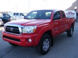 2008 Radiant Red Toyota Tacoma V6 TRD  Access Cab 4x4 #40478858