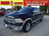 2009 Brilliant Black Crystal Pearl Dodge Ram 1500 Laramie Quad Cab #40479673