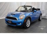 2010 Laser Blue Metallic Mini Cooper S Convertible #40478912