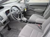 2011 Honda Civic LX Sedan Gray Interior
