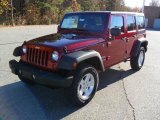 2011 Flame Red Jeep Wrangler Unlimited Sport 4x4 #40551599