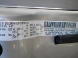 2007 Grand Cherokee Color Code for Light Graystone Pearl - Color Code: PDA