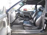 2001 Volkswagen Cabrio GLX Black Interior