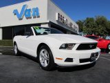 2010 Performance White Ford Mustang V6 Convertible #40571318