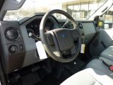 2011 Ford F250 Super Duty XL Regular Cab 4x4 Steel Gray Interior