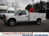 2011 Oxford White Ford F350 Super Duty XL Regular Cab 4x4 Chassis Commercial #40570782