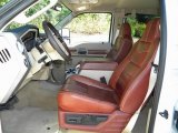 2008 Ford F350 Super Duty King Ranch Crew Cab 4x4 Dually Chaparral Brown Interior