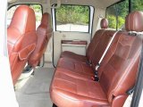 2008 Ford F350 Super Duty King Ranch Crew Cab 4x4 Dually Chaparral Brown Interior