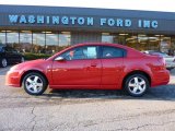 2007 Chili Pepper Red Saturn ION 3 Quad Coupe #40571109