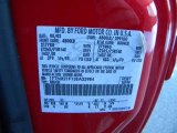 2003 F250 Super Duty Color Code for Red Clearcoat - Color Code: F1