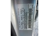 2004 MAZDA3 Color Code for Sunlight Silver Mica - Color Code: 22V