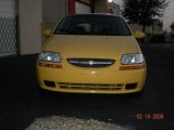 2007 Summer Yellow Chevrolet Aveo 5 LS Hatchback #4056420