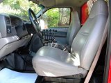 2000 Ford F550 Super Duty XL Regular Cab 4x4 Dump Truck Medium Graphite Interior