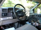 2000 Ford F550 Super Duty XL Regular Cab 4x4 Dump Truck Medium Graphite Interior