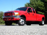 2000 Red Ford F350 Super Duty Lariat Extended Cab 4x4 Dually #40571558