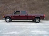 1997 GMC Sierra 3500 Dark Hunt Club Red Metallic