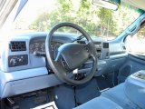 1999 Ford F350 Super Duty XLT Crew Cab 4x4 Dually Blue Interior