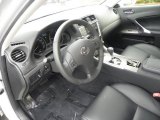 2010 Lexus IS 250 Black Interior