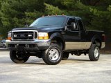 2001 Black Ford F350 Super Duty Lariat SuperCab 4x4 #40571563