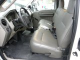 2010 Ford F450 Super Duty SuperCab Chassis Dump Truck Medium Stone Interior