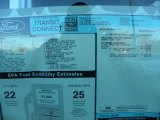 2010 Ford Transit Connect XLT Cargo Van Window Sticker
