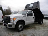 2011 Oxford White Ford F350 Super Duty XL Regular Cab Chassis Dump Truck #40570909