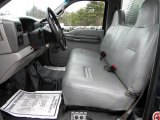 1999 Ford F550 Super Duty XL Regular Cab 4x4 Dump Truck Medium Graphite Interior