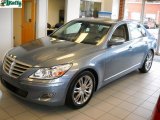 2011 Sterling Blue Metallic Hyundai Genesis 4.6 Sedan #40570964