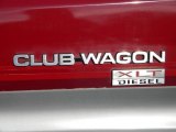 1989 Ford E Series Van Club Wagon Cargo Marks and Logos