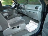 2002 Ford F250 Super Duty XLT SuperCab 4x4 Medium Flint Interior