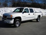 2004 Summit White GMC Sierra 2500HD SLE Crew Cab 4x4 #40571491