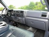 2001 Ford F250 Super Duty XL SuperCab 4x4 Dark Denim Blue Interior