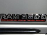 2000 Dodge Ram 2500 SLT Regular Cab 4x4 Marks and Logos