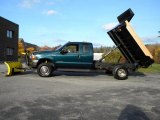 1999 Woodland Green Metallic Ford F350 Super Duty XL SuperCab 4x4 Dump Truck #40571614
