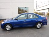 2004 Fiji Blue Pearl Honda Civic Value Package Sedan #40571799