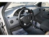 2005 Chevrolet Aveo LS Sedan Gray Interior