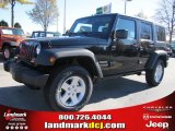 2011 Black Jeep Wrangler Unlimited Sport 4x4 #40667964