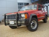 1996 Flame Red Jeep Cherokee SE #40667879