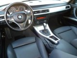 2008 BMW 3 Series 335i Sedan Black Interior