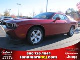 2010 Inferno Red Crystal Pearl Dodge Challenger SE #40700108