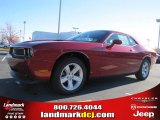 2010 Inferno Red Crystal Pearl Dodge Challenger SE #40700109