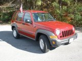 2007 Inferno Red Crystal Pearl Jeep Liberty Sport #40700346