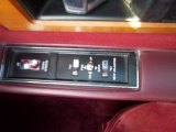 1987 Cadillac Fleetwood D'Elegance Controls