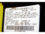2008 Infiniti G 37 Coupe Info Tag