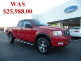 2004 Bright Red Ford F150 FX4 SuperCab 4x4 #40710821