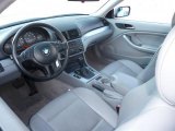 2001 BMW 3 Series 325i Coupe Grey Interior