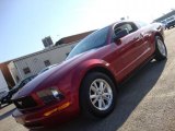 2007 Torch Red Ford Mustang V6 Deluxe Coupe #40710669
